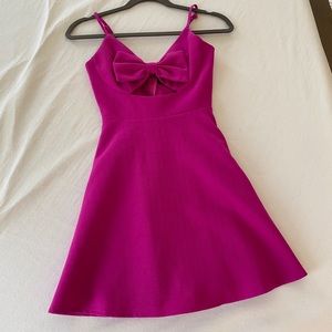 Hot Pink Lulu’s mini dress